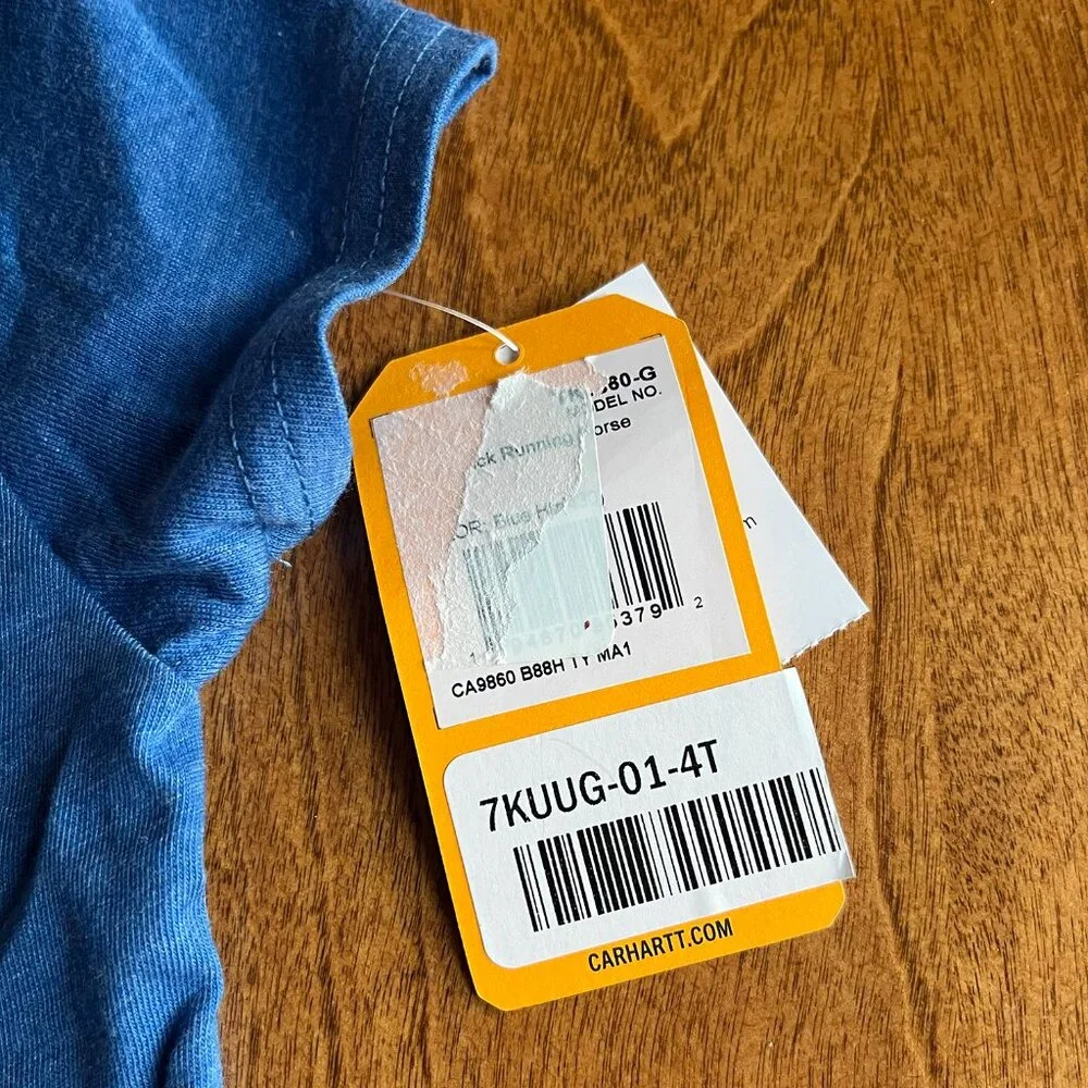 Carhartt celestial horse tee 4T NWT